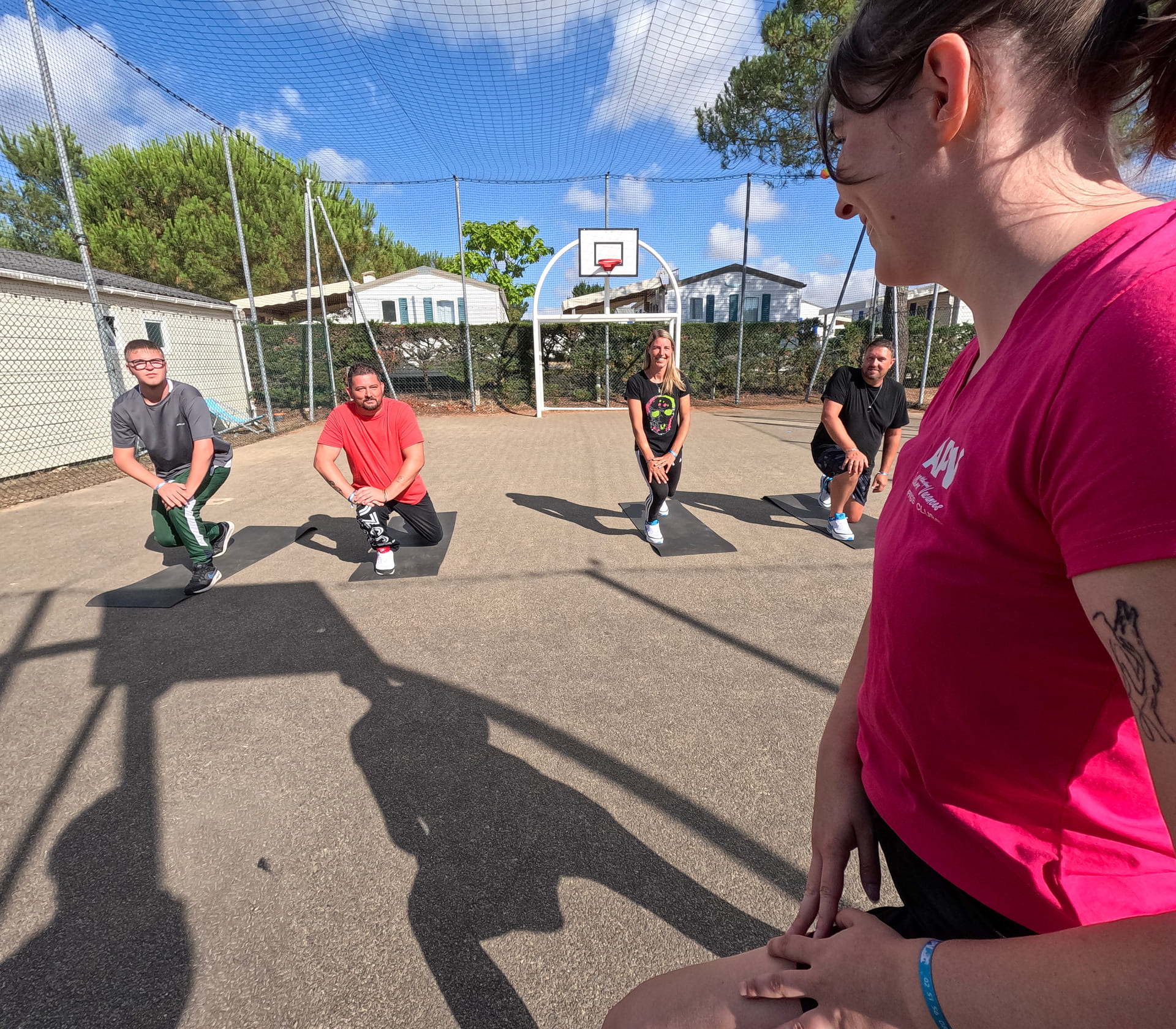 camping avec aire de jeux et terrain multisport en vendee